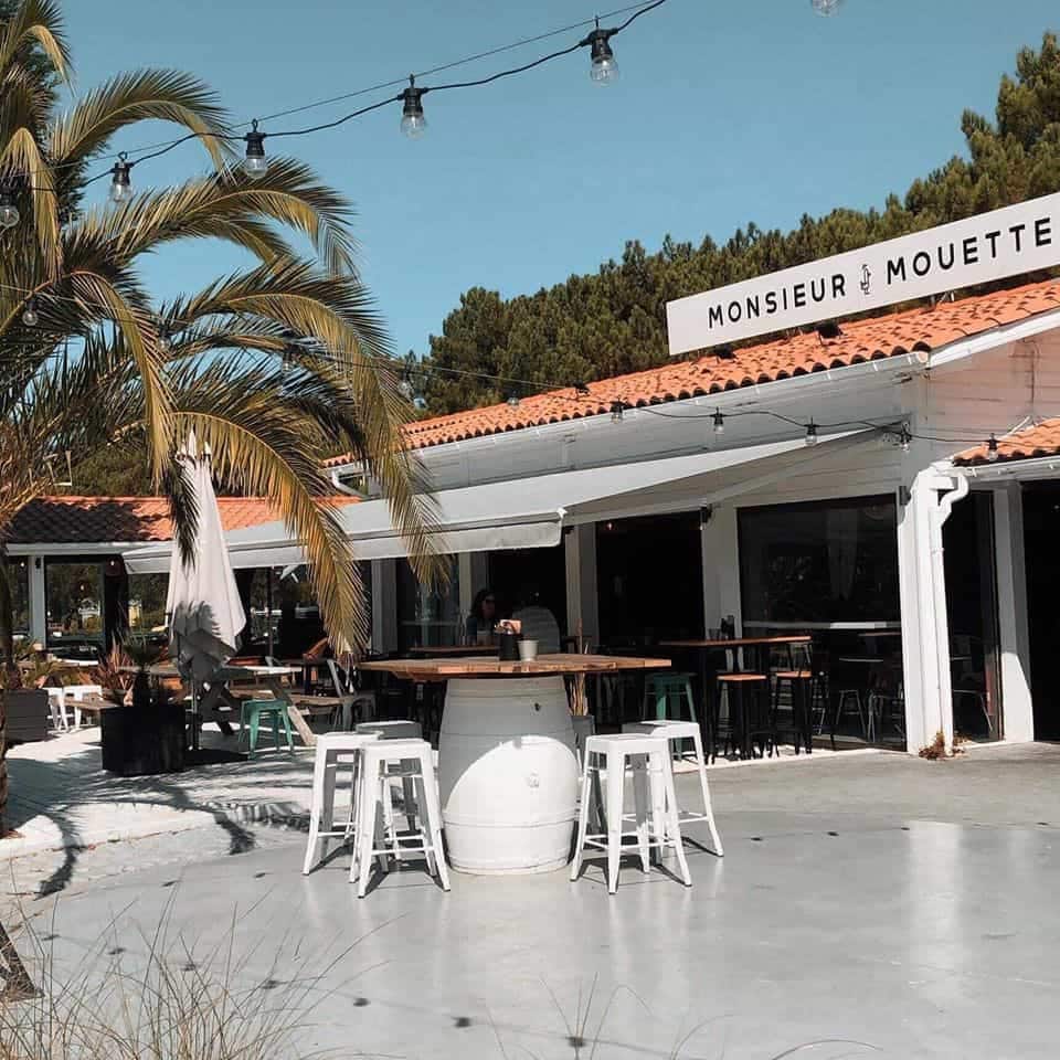 Cuisine bistro Terrasse Bar Monsieur Mouette Capbreton