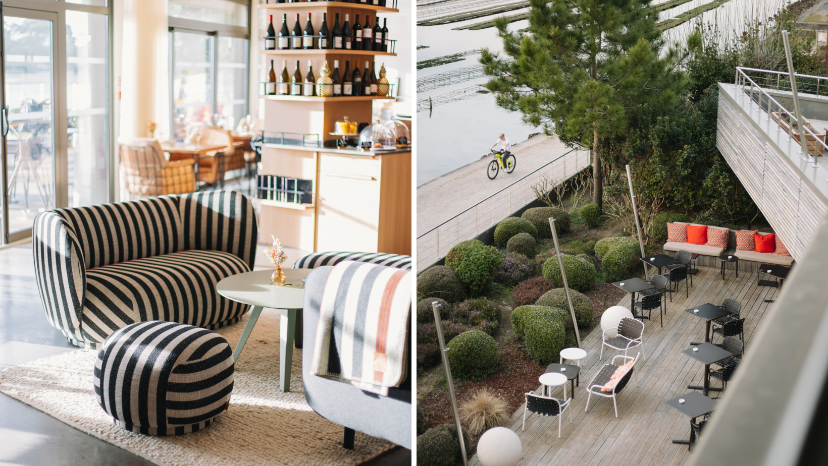 Restaurant, bar, cocktail et salon de thé lac marin Hossegor