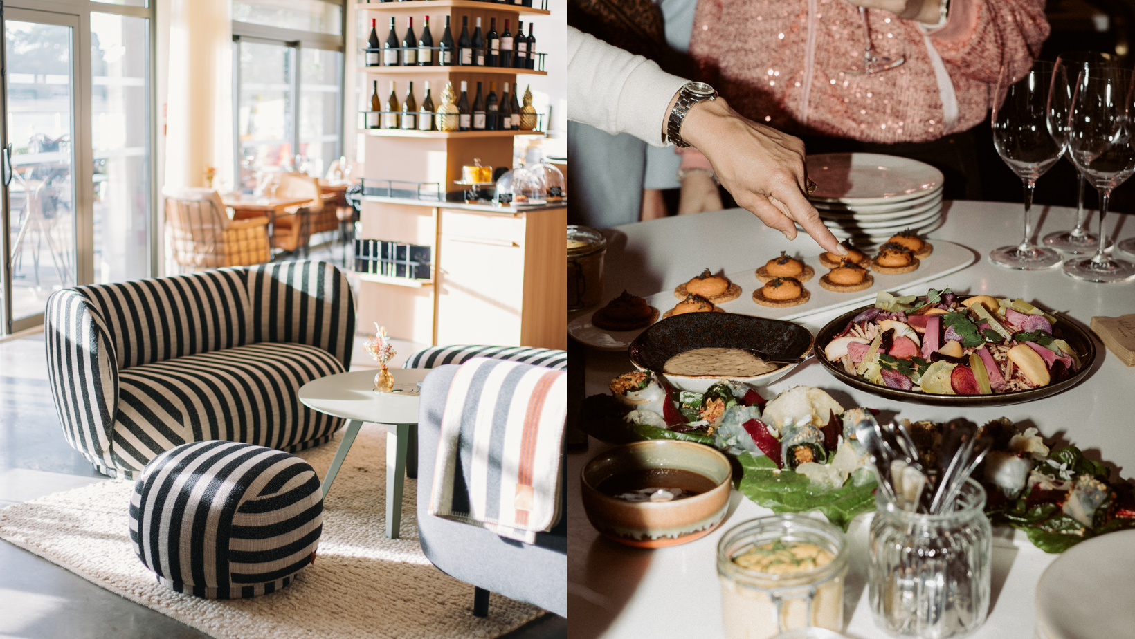 Restaurant, cocktails dinatoires, bar à vin, petit-dejeuner, salon de thé, coffee shop hossegor Landes