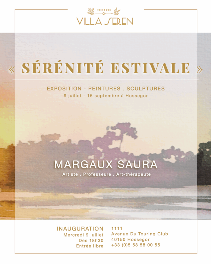 Exposition peintures sculptures Villa Seren Hossegor
