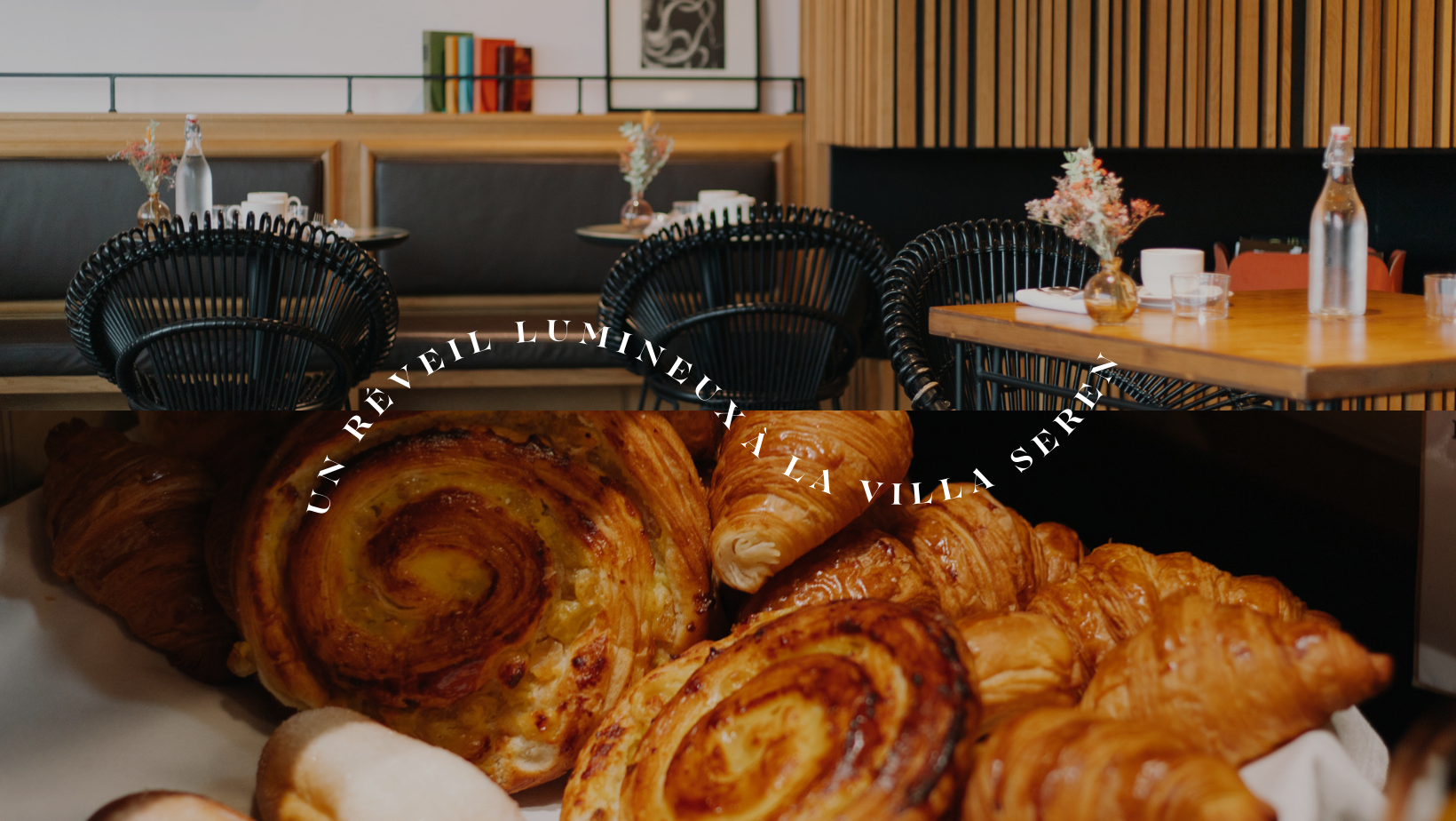 Petit-déjeuner à la Villa Seren