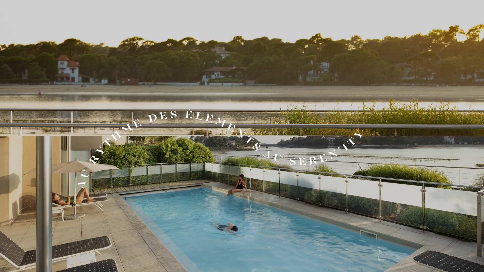 Le Spa face au lac Hossegor