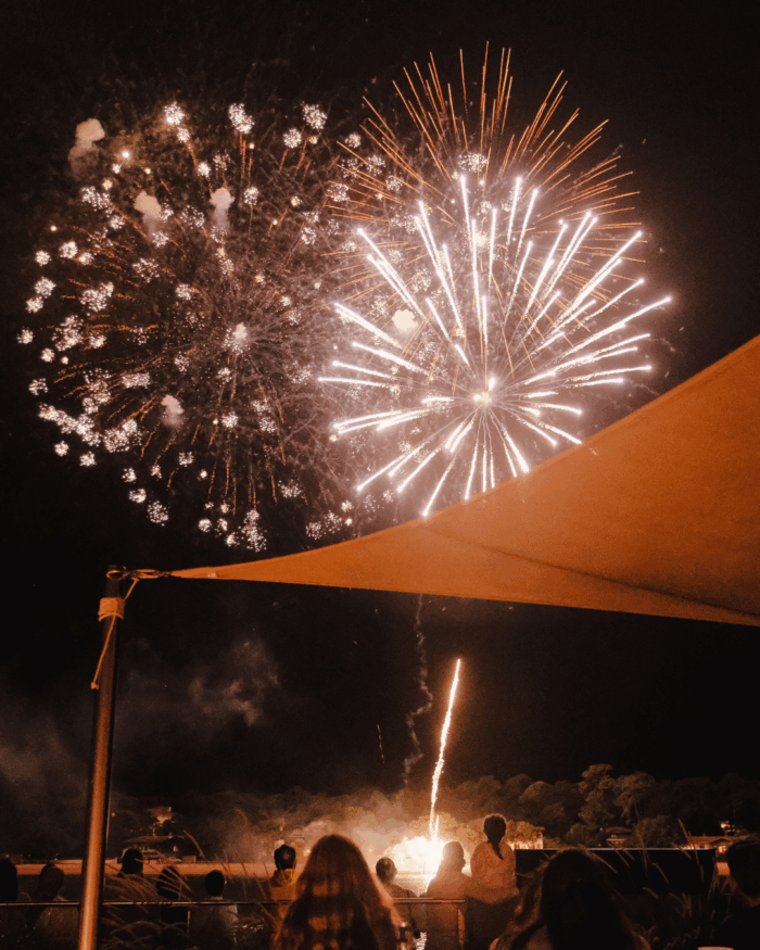 feu artifice lac hossegor villa seren