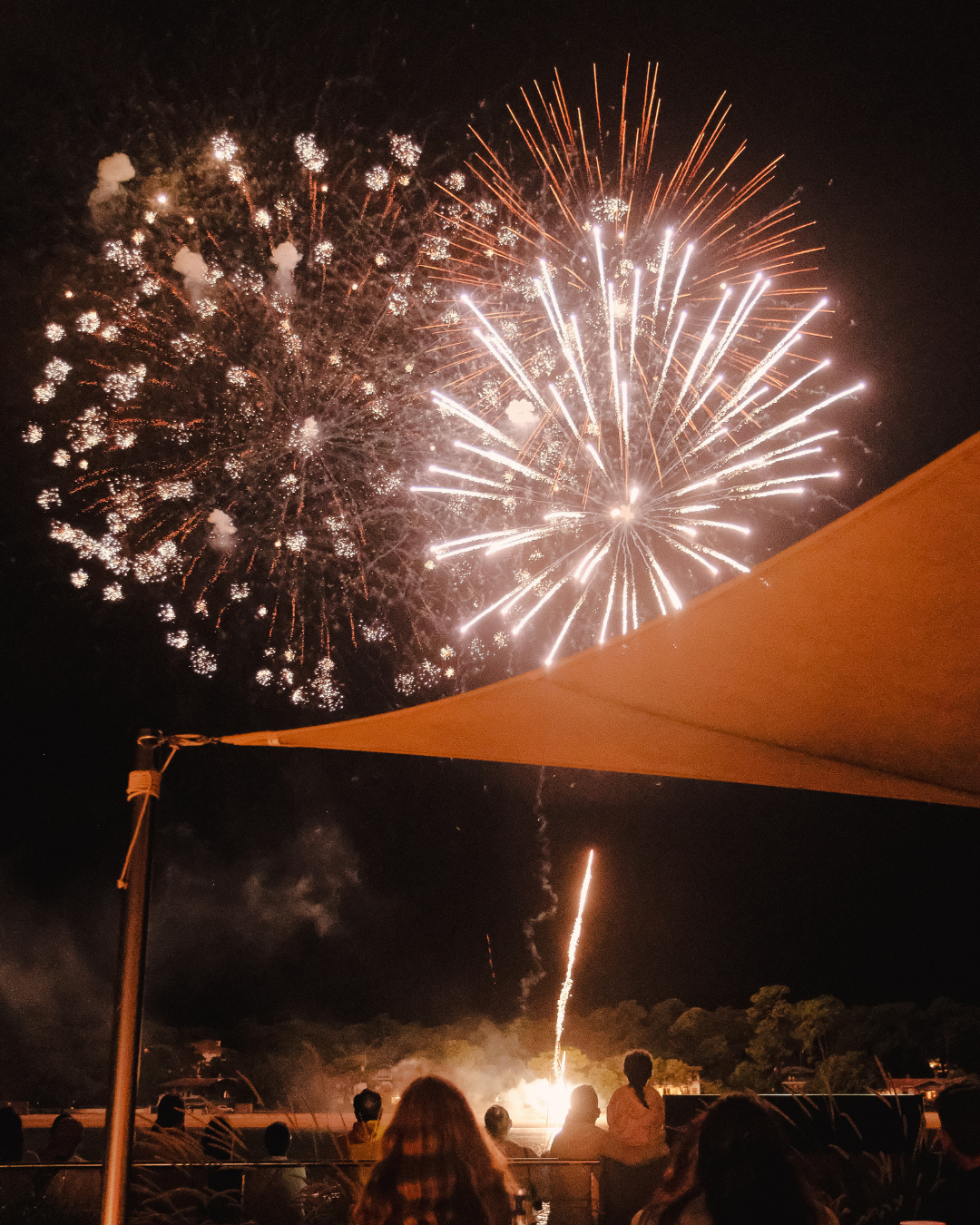feu artifice lac hossegor villa seren