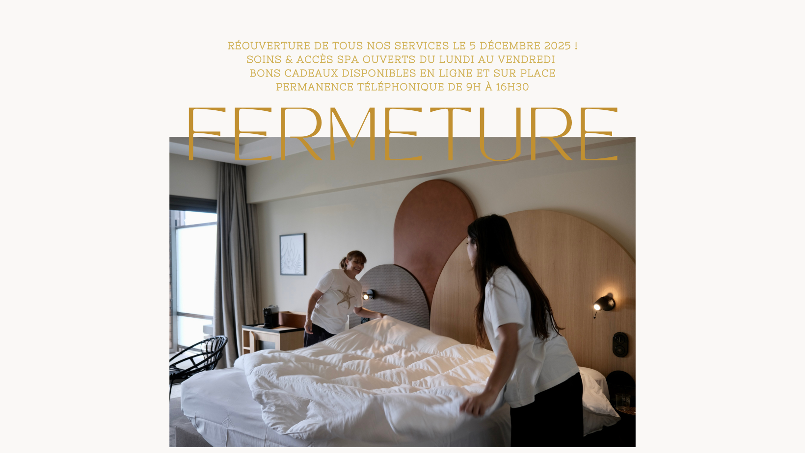 Fermeture Hôtel Villa Seren