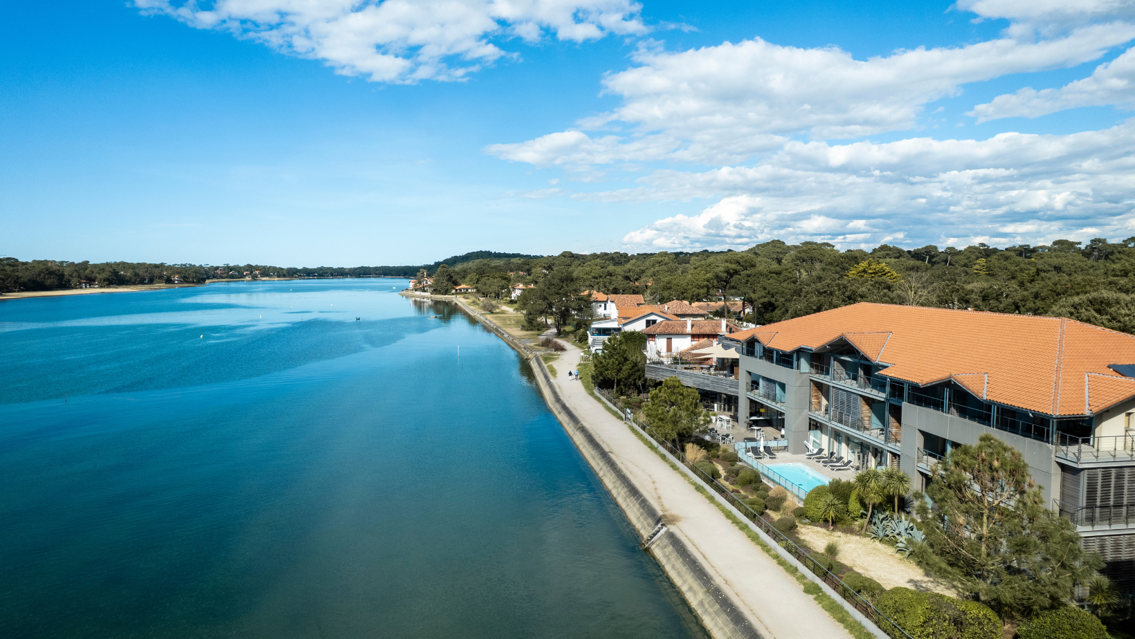 Landes, Lac Hossegor, Hôtel Villa Seren